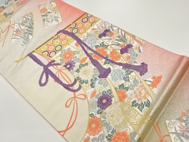 JAPANESE FUKURO OBI / WOVEN CLOUD